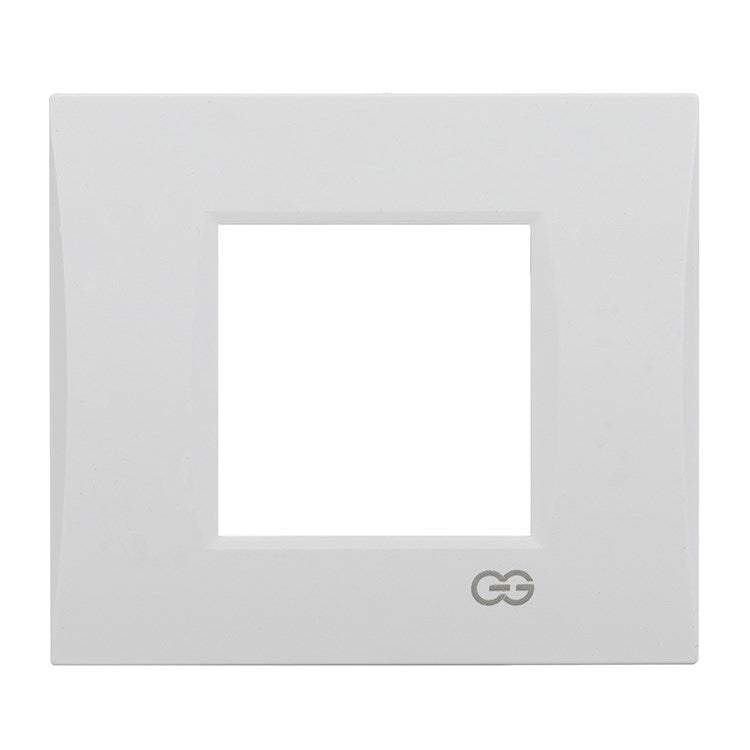 Rama decorativa din plastic 2 module alb