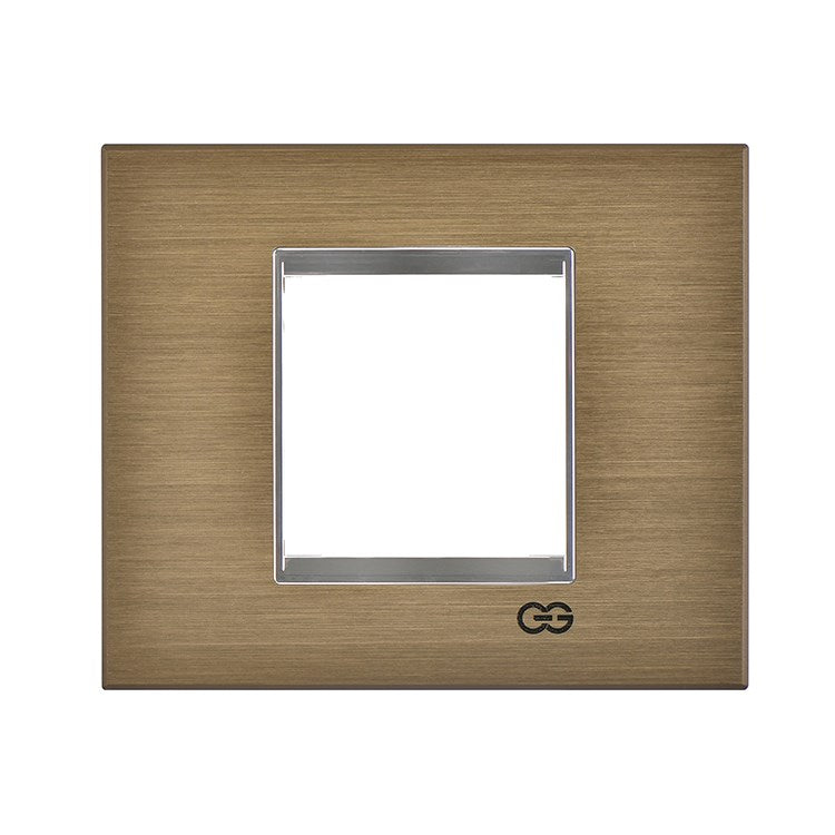 Rama decorativa 2 module bronz/crom