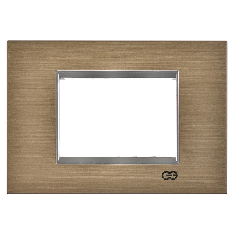 Rama decorativa 3 module bronz/crom