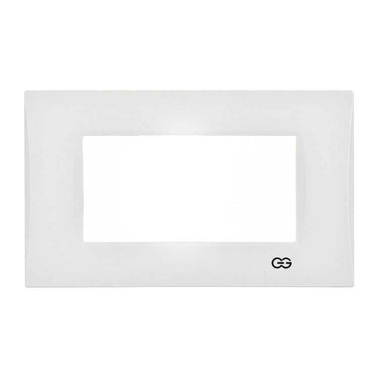 Rama decorativa din plastic 4 module alb