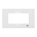 Rama decorativa din plastic 4 module alb