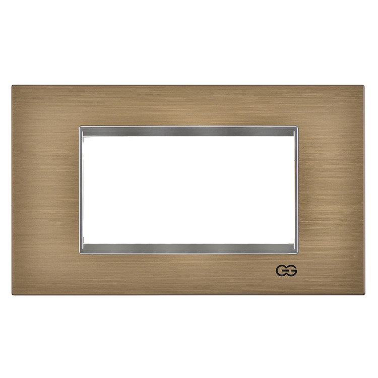 Rama decorativa inox 4 module bronz/crom
