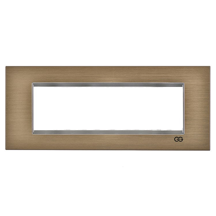 Rama decorativa inox 7 module bronz/crom