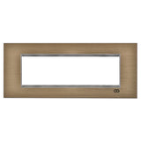 Rama decorativa inox 7 module bronz/crom
