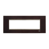 Rama decorativa lemn 7 module wenge/ bej metalic
