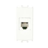 Priza telefon RJ11 Cat.3 alb