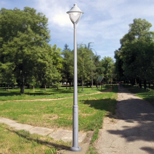 Stalp modern Fumagalli EKTOR 4 metri cu felinar BEPPE LED