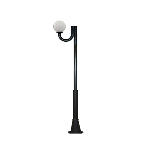 Stalp decorativ M008 sistem 1J corp iluminat tip GLOB