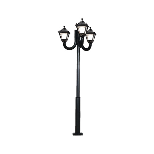 Stâlp decorativ M002 de 3 m sistem 3J corp de iluminat Fumagalli TOBIA